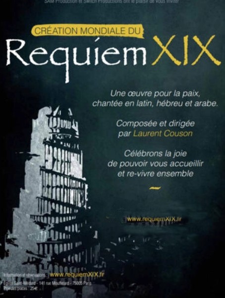 Affiche concert Concert Requiem XIX