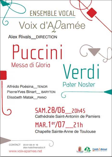 Affiche Concert Puccini/Verdi