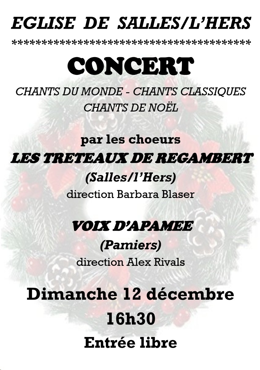 Affiche concert Salles/Hers 2021